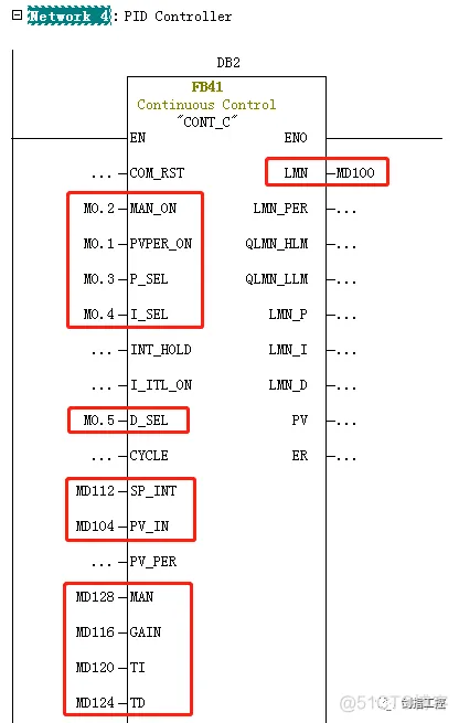 液位PID控制系统的PLC 与HMI仿真联调_功能块_17